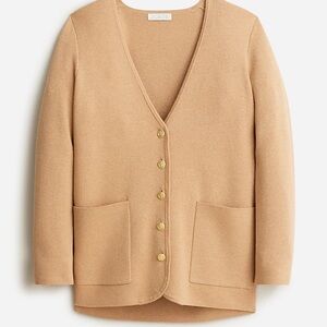 J. Crew Tan V-Neck Sweater